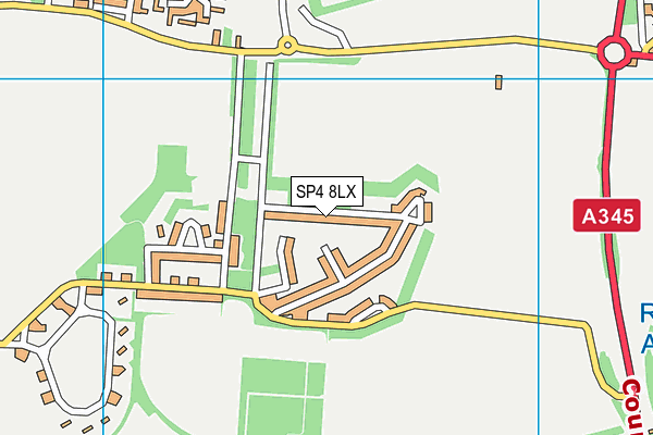 SP4 8LX map - OS VectorMap District (Ordnance Survey) SP4 8LX map - OS VectorMap District (Ordnance Survey)