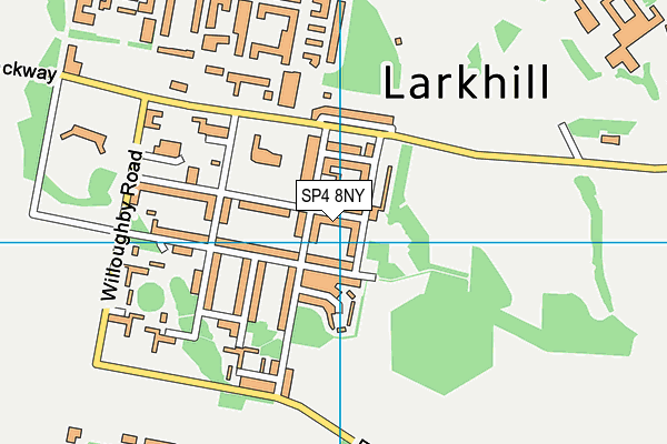 SP4 8NY map - OS VectorMap District (Ordnance Survey)