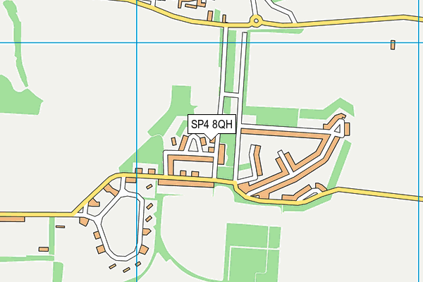 SP4 8QH map - OS VectorMap District (Ordnance Survey) SP4 8QH map - OS VectorMap District (Ordnance Survey)