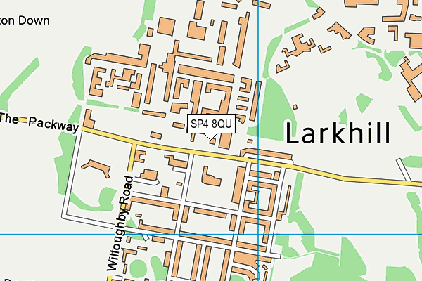 SP4 8QU map - OS VectorMap District (Ordnance Survey) SP4 8QU map - OS VectorMap District (Ordnance Survey)