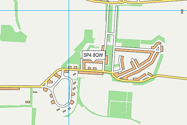 SP4 8QW map - OS VectorMap District (Ordnance Survey) SP4 8QW map - OS VectorMap District (Ordnance Survey)