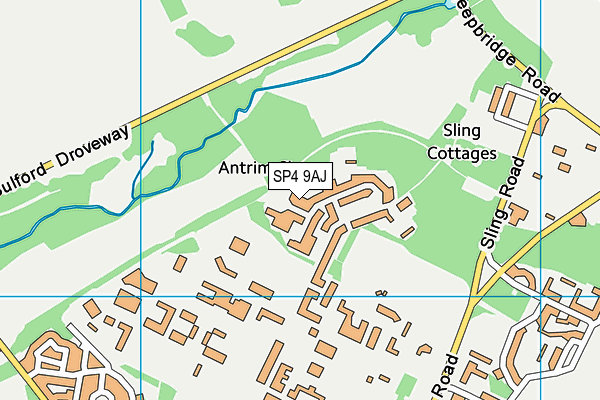 SP4 9AJ map - OS VectorMap District (Ordnance Survey) SP4 9AJ map - OS VectorMap District (Ordnance Survey)