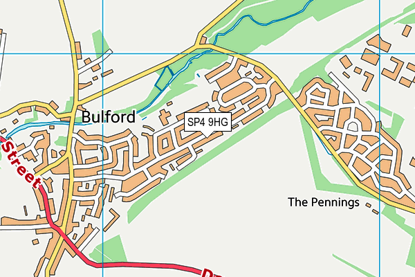 SP4 9HG map - OS VectorMap District (Ordnance Survey) SP4 9HG map - OS VectorMap District (Ordnance Survey)