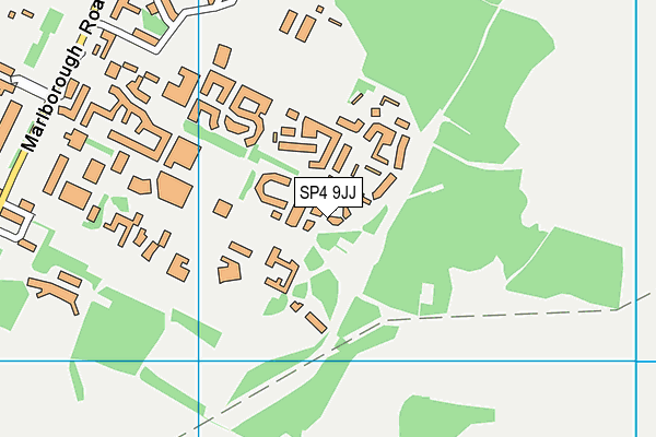 SP4 9JJ map - OS VectorMap District (Ordnance Survey) SP4 9JJ map - OS VectorMap District (Ordnance Survey)