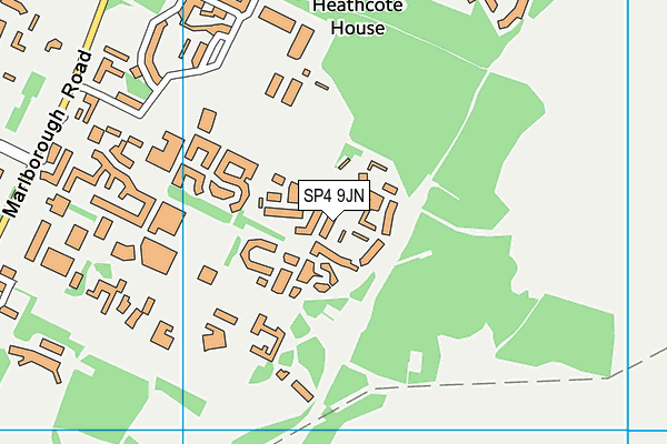 SP4 9JN map - OS VectorMap District (Ordnance Survey) SP4 9JN map - OS VectorMap District (Ordnance Survey)