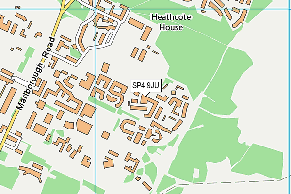 SP4 9JU map - OS VectorMap District (Ordnance Survey) SP4 9JU map - OS VectorMap District (Ordnance Survey)
