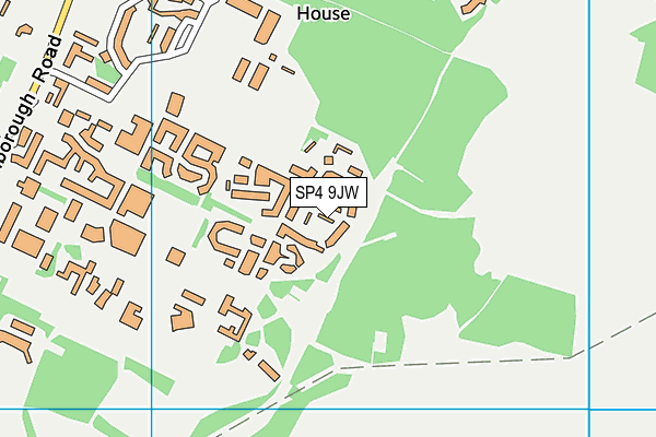 SP4 9JW map - OS VectorMap District (Ordnance Survey) SP4 9JW map - OS VectorMap District (Ordnance Survey)