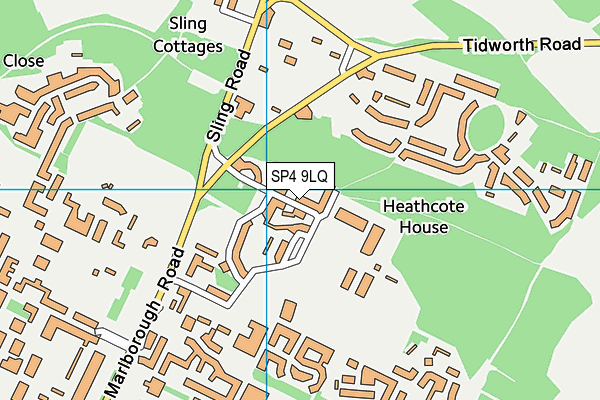 SP4 9LQ map - OS VectorMap District (Ordnance Survey) SP4 9LQ map - OS VectorMap District (Ordnance Survey)