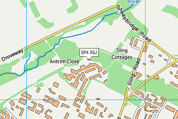 SP4 9SJ map - OS VectorMap District (Ordnance Survey) SP4 9SJ map - OS VectorMap District (Ordnance Survey)