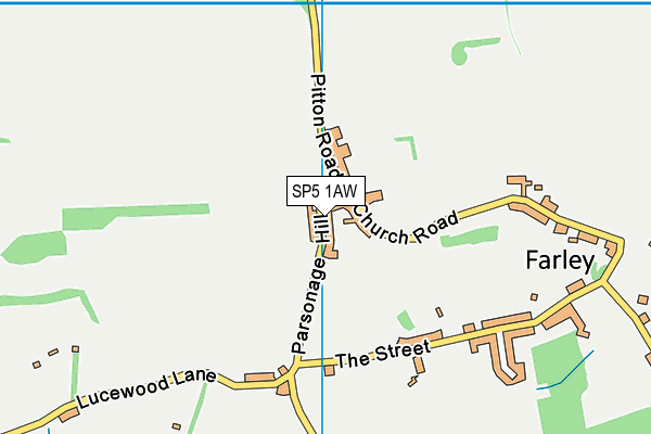 SP5 1AW map - OS VectorMap District (Ordnance Survey) SP5 1AW map - OS VectorMap District (Ordnance Survey)