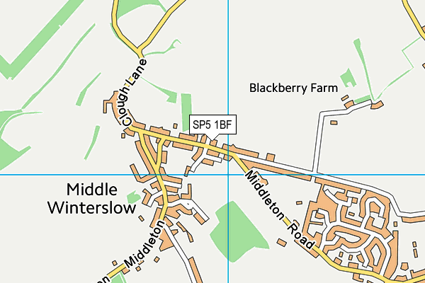 SP5 1BF map - OS VectorMap District (Ordnance Survey) SP5 1BF map - OS VectorMap District (Ordnance Survey)