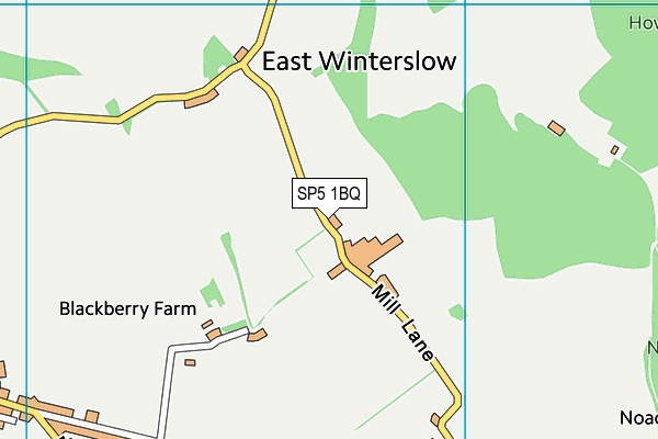 SP5 1BQ map - OS VectorMap District (Ordnance Survey) SP5 1BQ map - OS VectorMap District (Ordnance Survey)