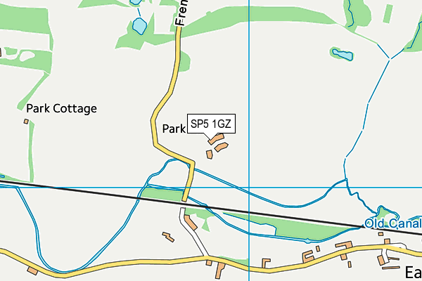 SP5 1GZ map - OS VectorMap District (Ordnance Survey) SP5 1GZ map - OS VectorMap District (Ordnance Survey)