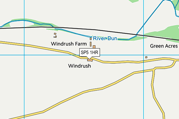 SP5 1HR map - OS VectorMap District (Ordnance Survey) SP5 1HR map - OS VectorMap District (Ordnance Survey)
