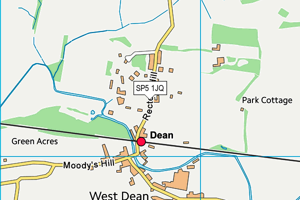 SP5 1JQ map - OS VectorMap District (Ordnance Survey)