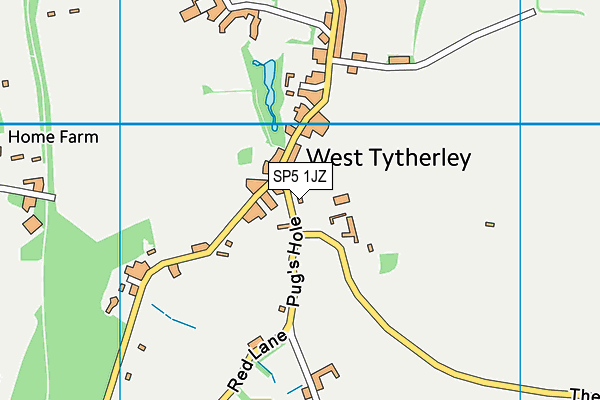 SP5 1JZ map - OS VectorMap District (Ordnance Survey) SP5 1JZ map - OS VectorMap District (Ordnance Survey)