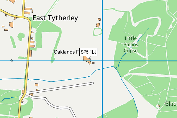 SP5 1LJ map - OS VectorMap District (Ordnance Survey) SP5 1LJ map - OS VectorMap District (Ordnance Survey)