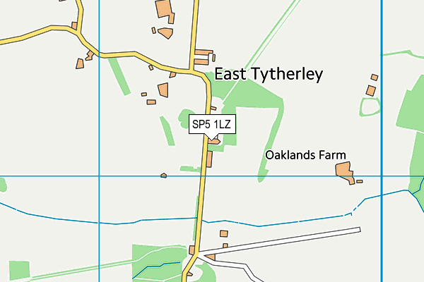 SP5 1LZ map - OS VectorMap District (Ordnance Survey) SP5 1LZ map - OS VectorMap District (Ordnance Survey)