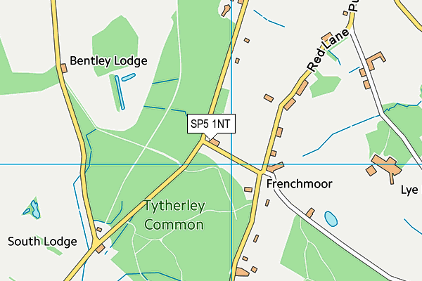 SP5 1NT map - OS VectorMap District (Ordnance Survey) SP5 1NT map - OS VectorMap District (Ordnance Survey)