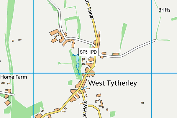 SP5 1PD map - OS VectorMap District (Ordnance Survey) SP5 1PD map - OS VectorMap District (Ordnance Survey)