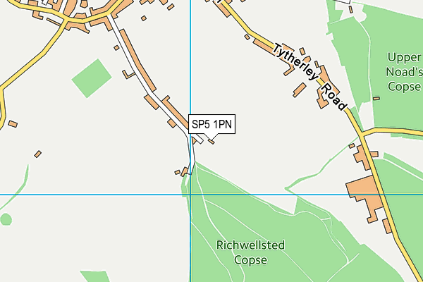 SP5 1PN map - OS VectorMap District (Ordnance Survey) SP5 1PN map - OS VectorMap District (Ordnance Survey)