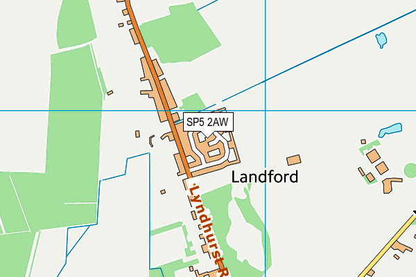 SP5 2AW map - OS VectorMap District (Ordnance Survey) SP5 2AW map - OS VectorMap District (Ordnance Survey)