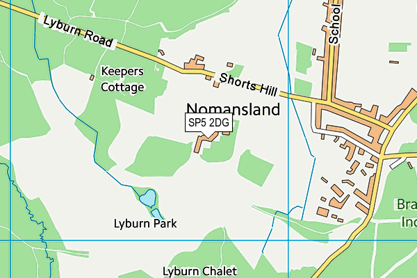 SP5 2DG map - OS VectorMap District (Ordnance Survey) SP5 2DG map - OS VectorMap District (Ordnance Survey)