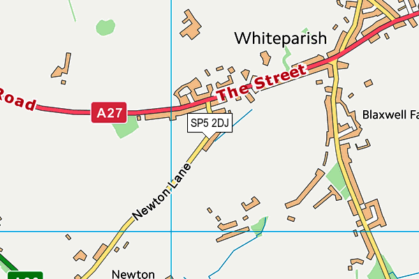 SP5 2DJ map - OS VectorMap District (Ordnance Survey) SP5 2DJ map - OS VectorMap District (Ordnance Survey)