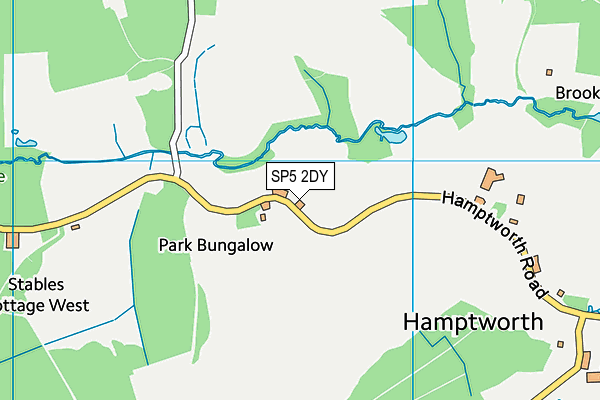 SP5 2DY map - OS VectorMap District (Ordnance Survey) SP5 2DY map - OS VectorMap District (Ordnance Survey)