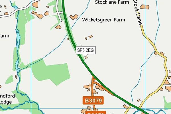 SP5 2EG map - OS VectorMap District (Ordnance Survey) SP5 2EG map - OS VectorMap District (Ordnance Survey)