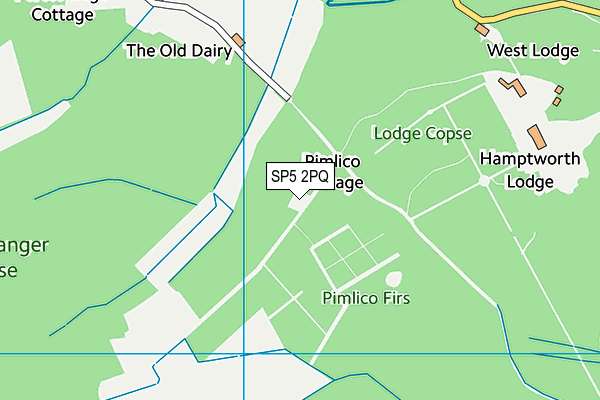 SP5 2PQ map - OS VectorMap District (Ordnance Survey) SP5 2PQ map - OS VectorMap District (Ordnance Survey)