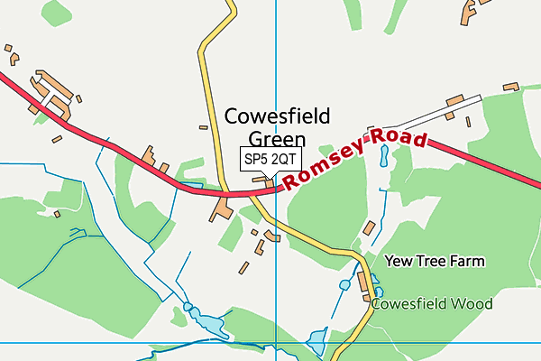 SP5 2QT map - OS VectorMap District (Ordnance Survey) SP5 2QT map - OS VectorMap District (Ordnance Survey)