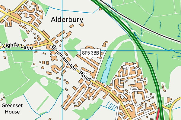 SP5 3BB map - OS VectorMap District (Ordnance Survey) SP5 3BB map - OS VectorMap District (Ordnance Survey)