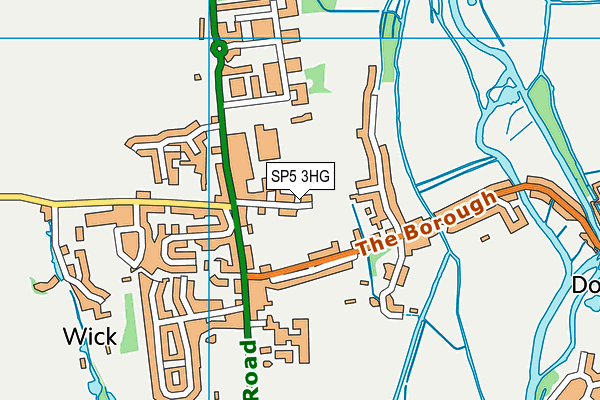 SP5 3HG map - OS VectorMap District (Ordnance Survey) SP5 3HG map - OS VectorMap District (Ordnance Survey)