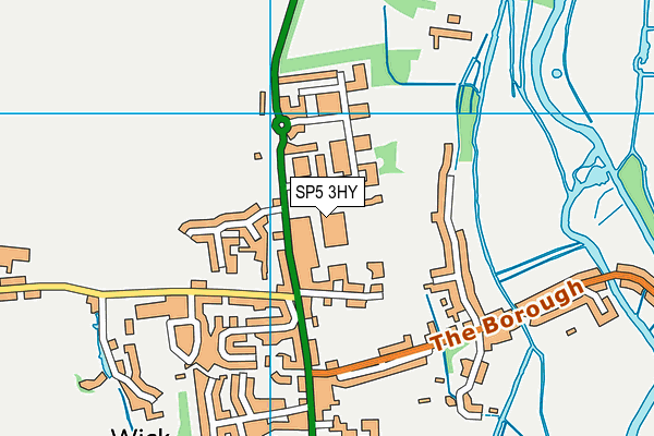 SP5 3HY map - OS VectorMap District (Ordnance Survey) SP5 3HY map - OS VectorMap District (Ordnance Survey)