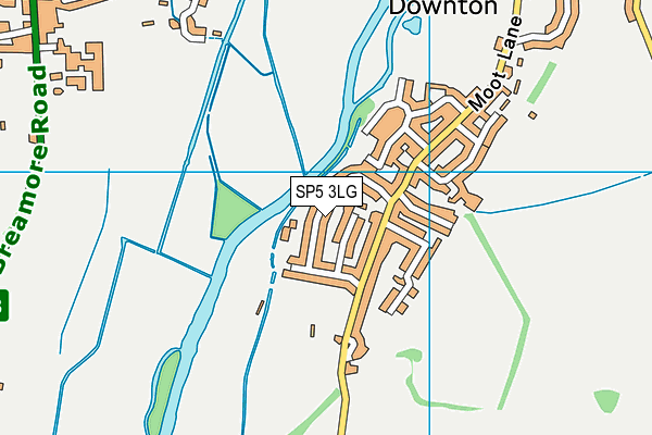 SP5 3LG map - OS VectorMap District (Ordnance Survey) SP5 3LG map - OS VectorMap District (Ordnance Survey)
