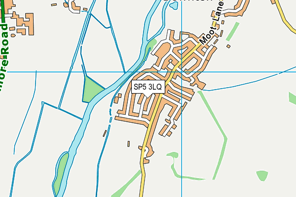 SP5 3LQ map - OS VectorMap District (Ordnance Survey) SP5 3LQ map - OS VectorMap District (Ordnance Survey)