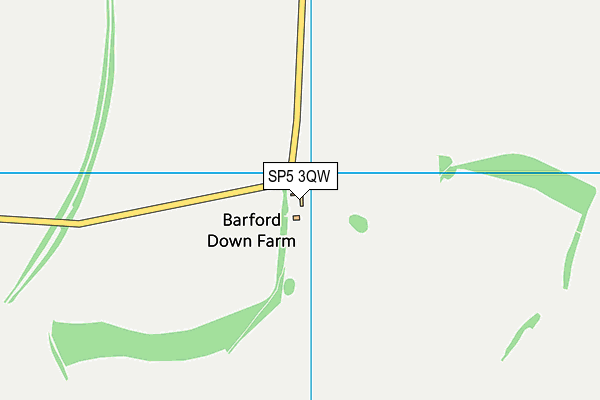 SP5 3QW map - OS VectorMap District (Ordnance Survey) SP5 3QW map - OS VectorMap District (Ordnance Survey)