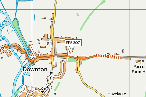 SP5 3QZ map - OS VectorMap District (Ordnance Survey)