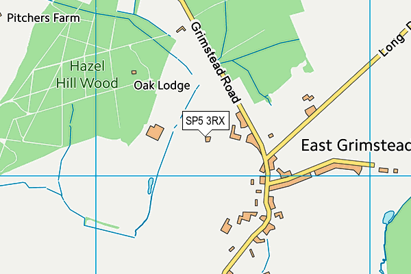 SP5 3RX map - OS VectorMap District (Ordnance Survey) SP5 3RX map - OS VectorMap District (Ordnance Survey)