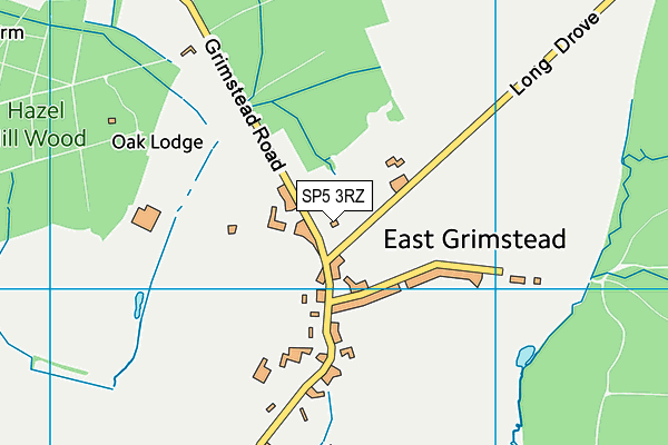 SP5 3RZ map - OS VectorMap District (Ordnance Survey) SP5 3RZ map - OS VectorMap District (Ordnance Survey)