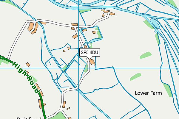 SP5 4DU map - OS VectorMap District (Ordnance Survey) SP5 4DU map - OS VectorMap District (Ordnance Survey)