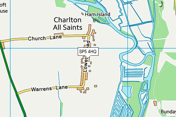 SP5 4HQ map - OS VectorMap District (Ordnance Survey) SP5 4HQ map - OS VectorMap District (Ordnance Survey)
