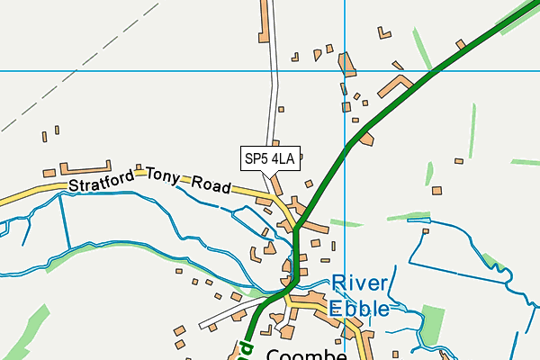 SP5 4LA map - OS VectorMap District (Ordnance Survey) SP5 4LA map - OS VectorMap District (Ordnance Survey)