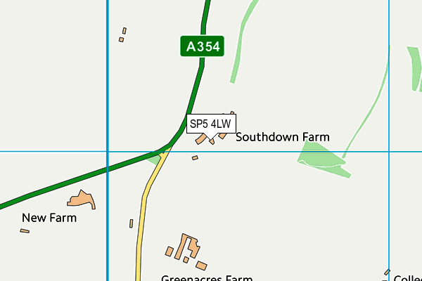 SP5 4LW map - OS VectorMap District (Ordnance Survey) SP5 4LW map - OS VectorMap District (Ordnance Survey)