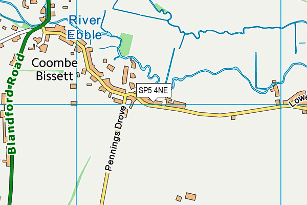 SP5 4NE map - OS VectorMap District (Ordnance Survey)