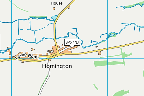 SP5 4NJ map - OS VectorMap District (Ordnance Survey) SP5 4NJ map - OS VectorMap District (Ordnance Survey)