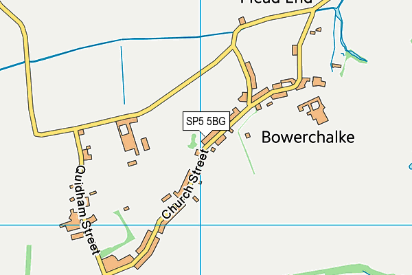 SP5 5BG map - OS VectorMap District (Ordnance Survey) SP5 5BG map - OS VectorMap District (Ordnance Survey)