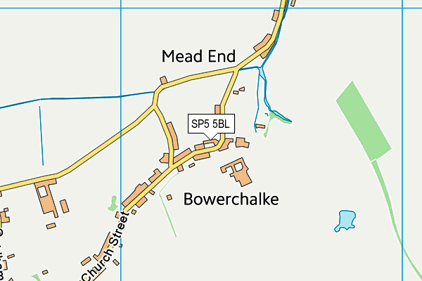 SP5 5BL map - OS VectorMap District (Ordnance Survey) SP5 5BL map - OS VectorMap District (Ordnance Survey)