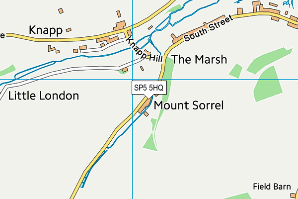 SP5 5HQ map - OS VectorMap District (Ordnance Survey) SP5 5HQ map - OS VectorMap District (Ordnance Survey)